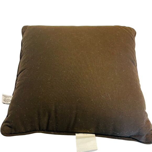 1 Tapestry Lion Golden Brown Throw Pillow by Riverdale 15 Inch Decorative Square - Picture 6 of 11